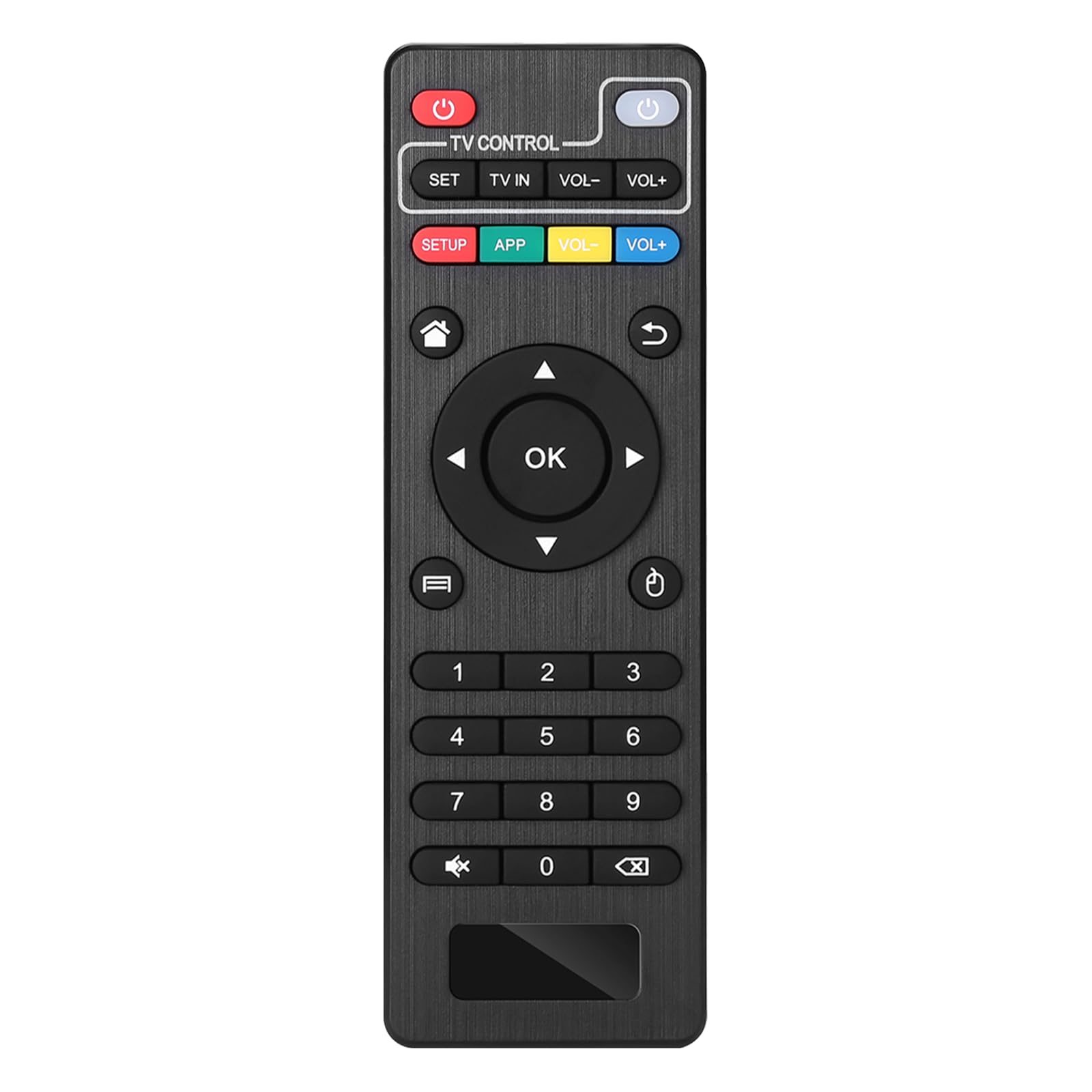 Remote Control for Media Player, Remote Control Replacement Compatible Mini 1080p Full-HD Ultra HDMI Digital Media Player for HA0057/HA0324/HA0284 for -MKV/RM- HDD USB Drives and SD Cards (HA0306)