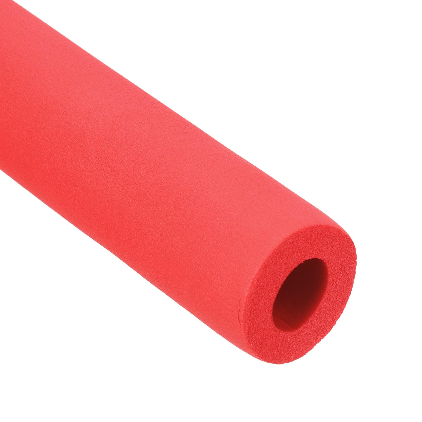 PATIKIL 5/8" (16mm) ID x 5.9Ft x 0.27" Pipe Insulation, 2pcs Rubber Foam Winter Freeze Protection Tube Fire Retardant for Water, Air Conditioning, Industrial Pipes, Red — image 1