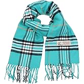 TZ Promise Tartan Plaid Cashmere Feel Classic Soft Luxurious Winter Scarf For Men Women