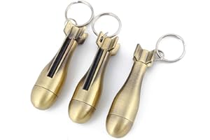 BIASTNR Permanent Match - 3 Pack, Flint Matchstick Fire Starter, Keychain Metal Immortal Lighter, Kerosene Refillable Lighter Waterproof Emergency Survival Gear