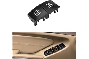 Moonlinks W164 Window Switch Button Compatible with Mercedes Benz ML GL R Class Window Switch Repair Button Covers, Front Left and Right Driver Side(W164 2006-2011,X164 2007-2012,W251 2006-2012,2 Pcs)