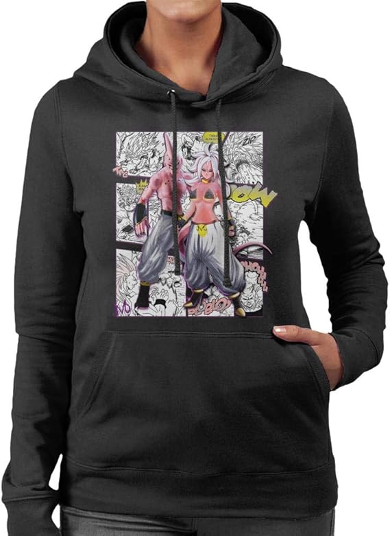 Majin Buu Super Saiyan Dragon Ball Z Women's Hooded Sweatshirt: Amazon.co.uk: Clothing