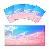SCWISOAS 4 Pack Fluorescent Light Covers for