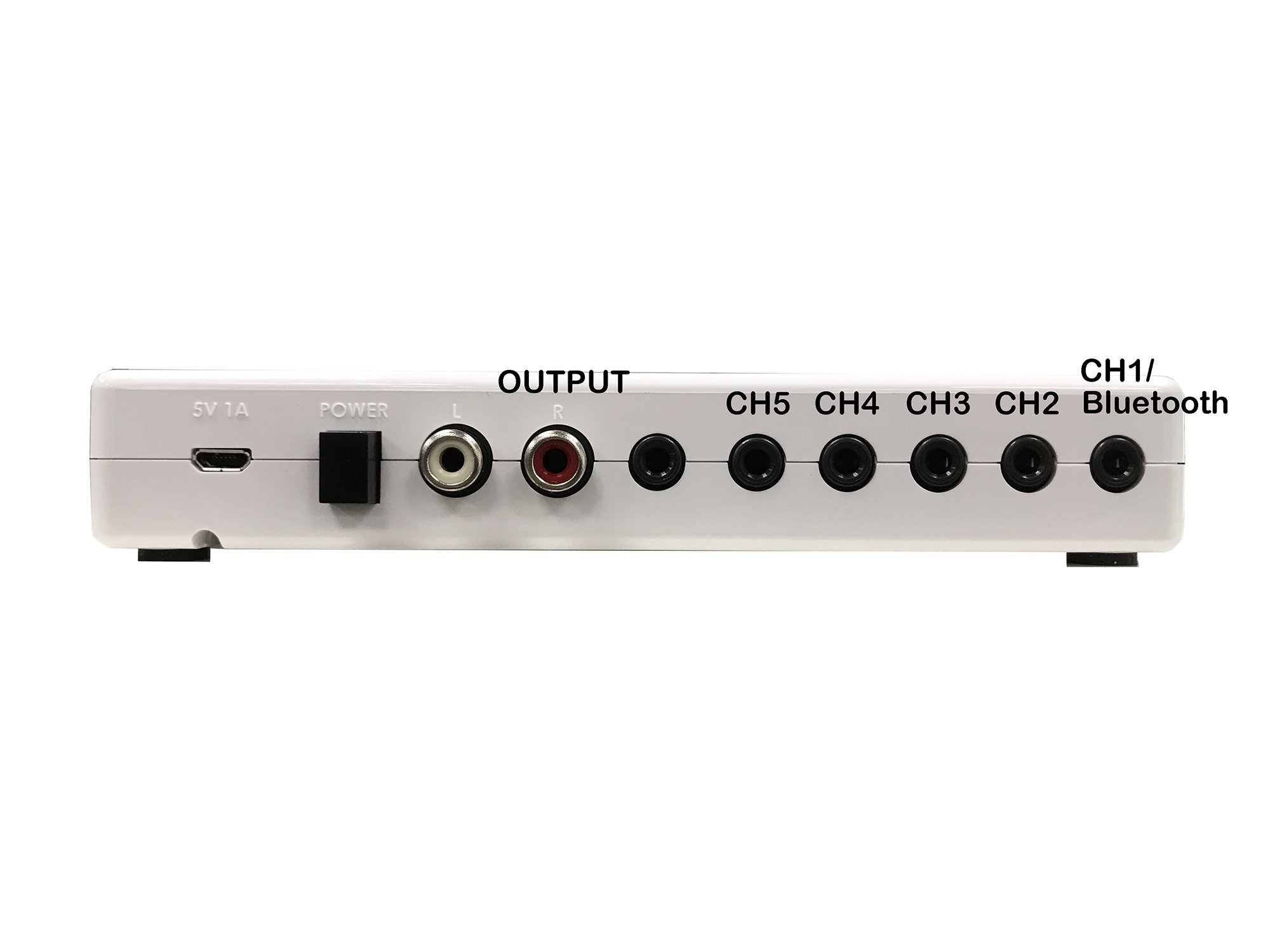 JUST MIXER 5 with Bluetooth Input & USB Audio Output Compact USB