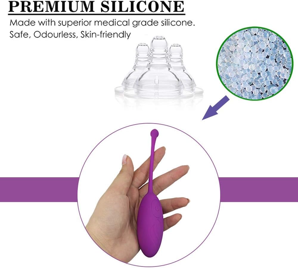 Kegel Ball Wireless Remote Control 10 Vibration Modes Bladder Control Device for Women: Health & Personal Care