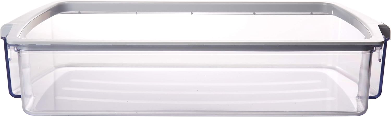 Kitchen Basics 101 W10321304 Replacement for Whirlpool Clear Door Bin with White Band on top: Appliances