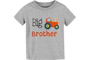 WoHaHa Big Brother Little Brother Matching T-Shirt Toddler Baby Boy Big Bro Shirts Newborn Infant Romper Bodysuit Summer Tees