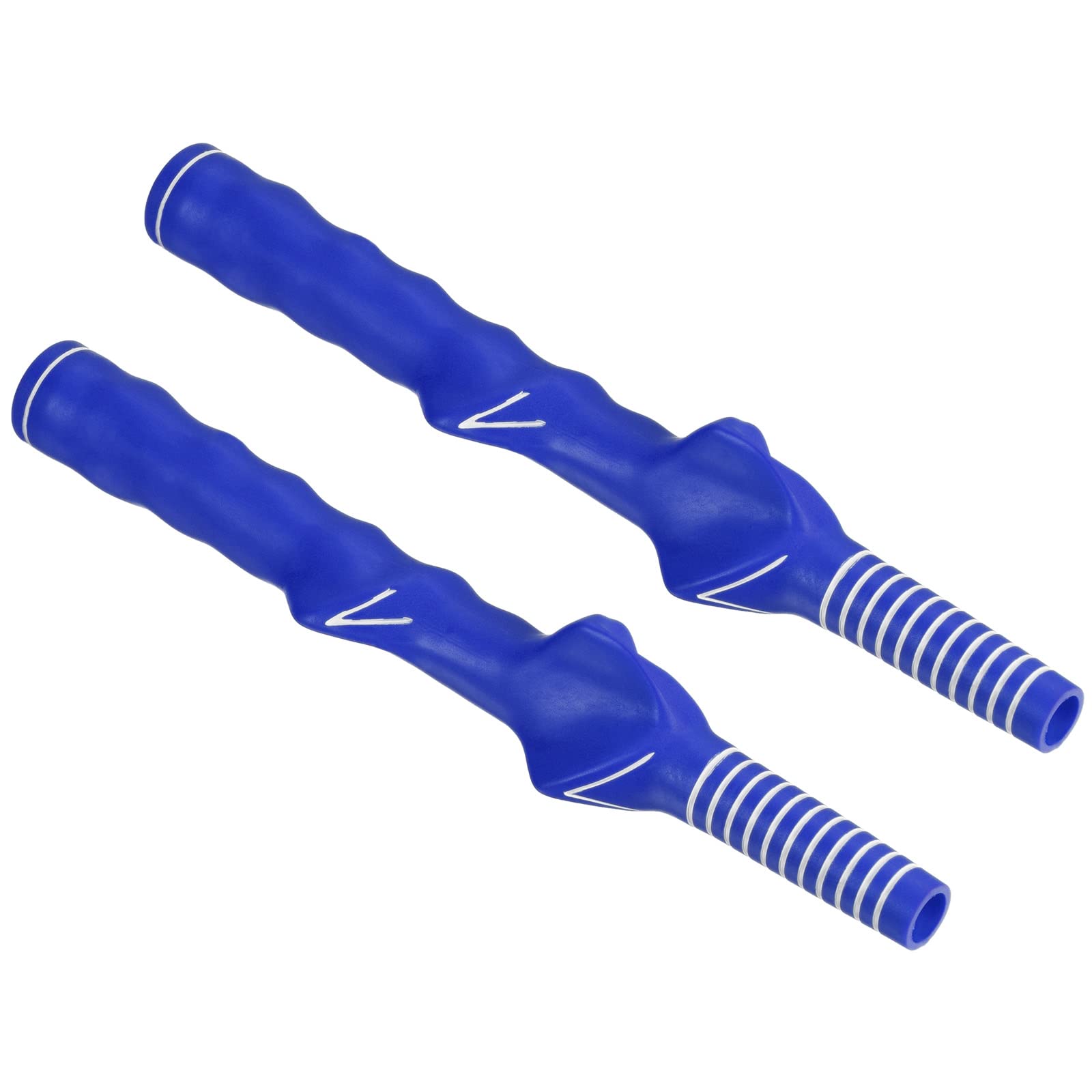 PATIKIL Golf Club Training Grip, 2 Pack Right Handed Teaching Practice Swing Non-Slip Auxiliary Aid Correction for Golf Trainer Beginner, Blue