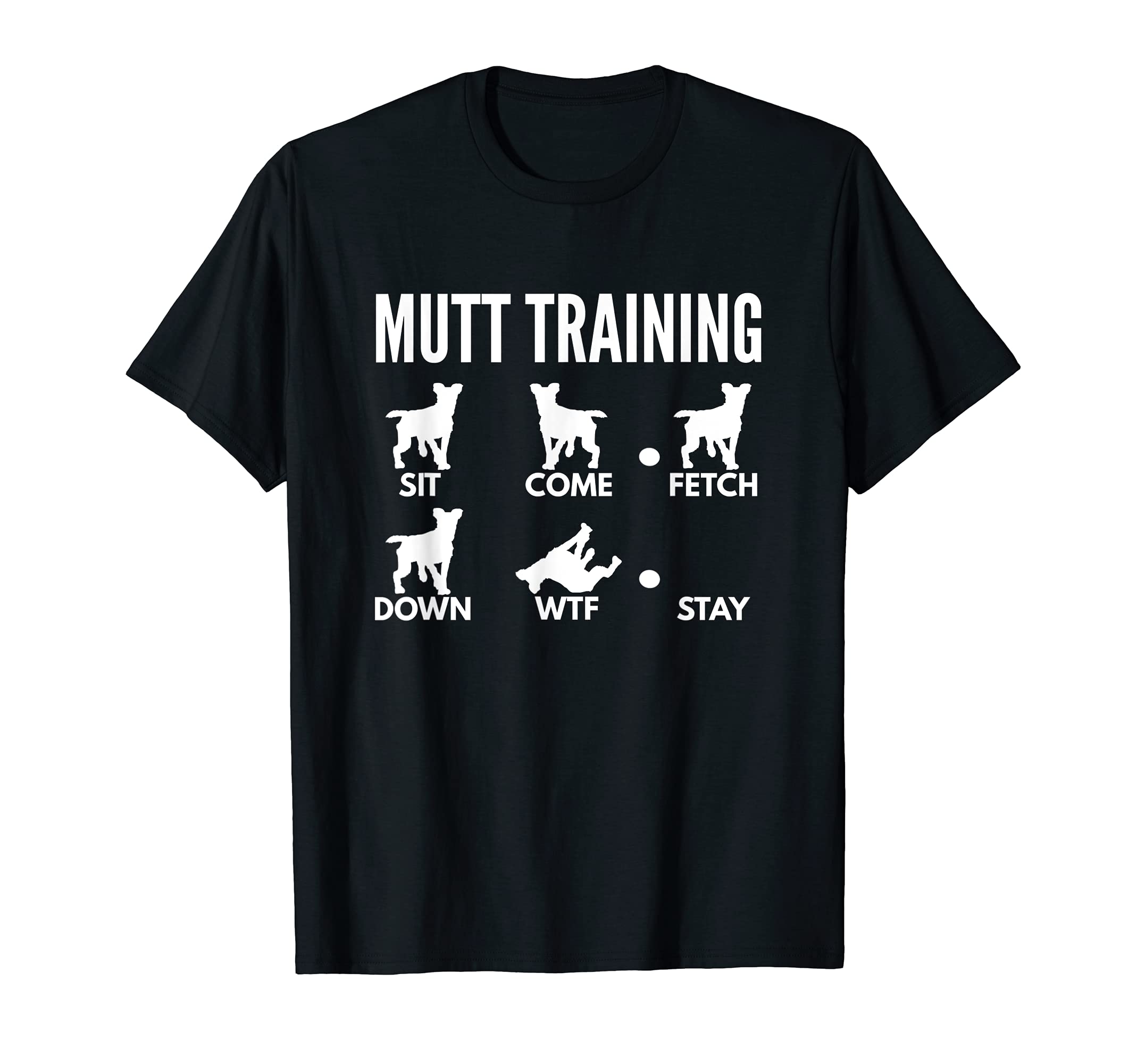 Mutt Training - Mixed-Breed Dog Tricks T-Shirt