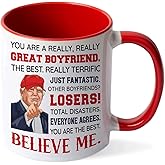 Viberty Valentine Gift for Boyfriend from Girlfriend, Couple Gifts, Christmas, Anniversary, Birthday Gift for Boyfriend, Ideal for Him, Ceramic Mug 110z