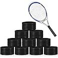 Leitee 10 Pcs Tennis Racket Silicone Racquet Grip Ring Band Non Slip Racket Rubber Ring Absorbent Overgrip in Place for Racquetball Badminton Squash Baseball Bat Handle