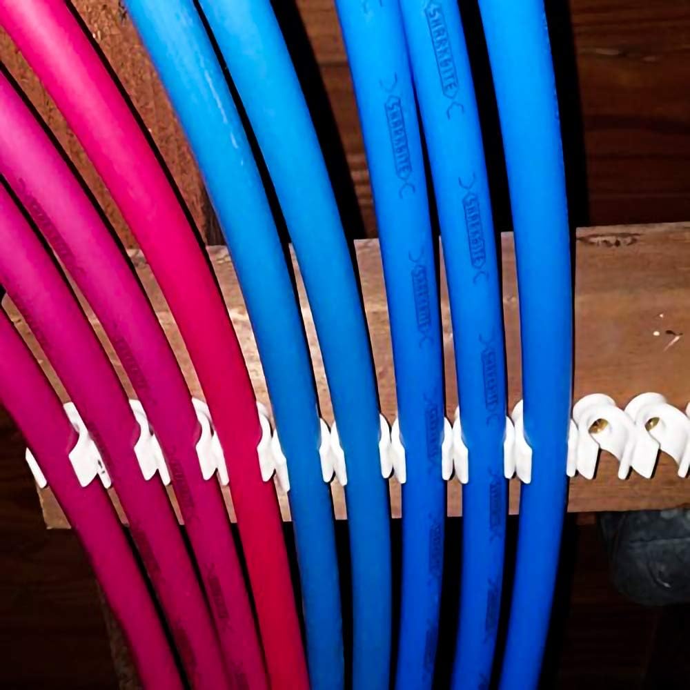 Snap in Clips for 1/2 inch PEX Tubing, 130 Pieces - - 