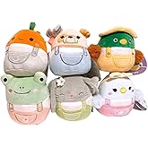 Squishmallows 2024 Easter Squad Assorted A Set of 6 Bulldog Duck Frog 5" Mini Plush Doll Toy