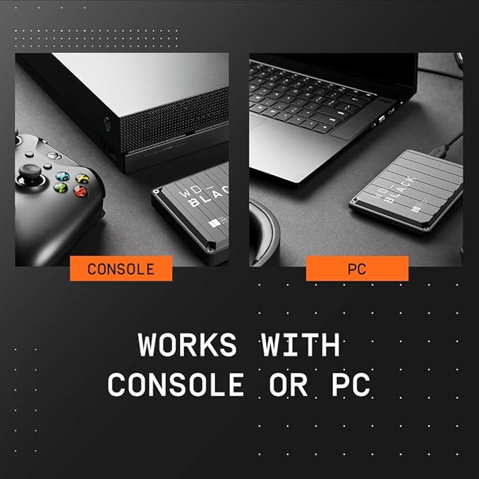 Wd Black P10 5tb Game Drive For On The Go Access To Your Game Library Works With Console Or Pc Amazon Co Uk Computers Accessories