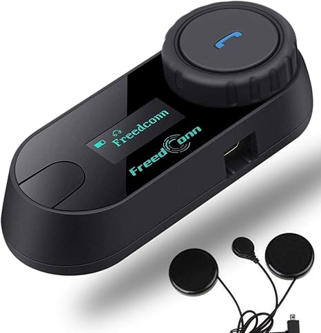 Amazon バイク インカム Freedconn Tcom Sc インカム バイク Bluetooth インカム ワイヤレス バイク通信機 インターコム バイク用インカム 2人 800m 同時通話 3台接続可 スマホ いんかむ 携帯連動 電話応答 音楽再生 Fmラジオヘルメット インカム日本語説明書付き １台