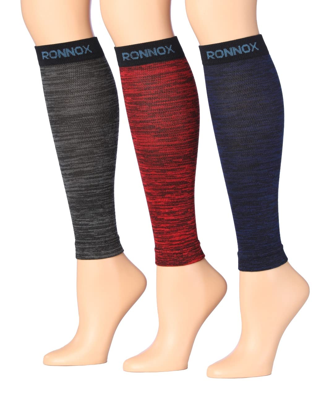 RONNOX Women's 3-Pairs Bright Colored Calf