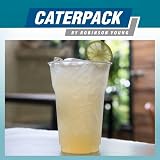 Caterpack 50 Pack Clear Plastic Tumblers 1 Pint Disposable Recyclable view 4