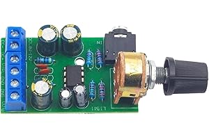 Accuracy 2.0 Amplifier Circuit Board Double Channel Input 1 5W Power Output Small for Sound Projects Small for Speakers