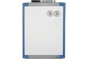 Quartet Magnetic Dry Erase Whiteboard - 8.5" x 11" Small White Board for Wall, Home Office, Classroom & Home School Supplies,
