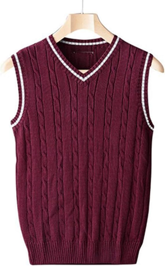 Amazon Co Jp 冬メンズベストノースリーブニット暖かい男性スリムvネックプルオーバーセーターベストメンズ服 服 ファッション小物 Amazon Co Jp 冬メンズベストノースリーブニット暖かい男性スリムvネックプルオーバーセーターベストメンズ服 服 ファッション小物