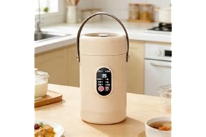 Multifunctional Health Pot, 500W Portable Mini Electric Cooker with Ceramic Glaze Inner & Steamer, Small Cooking Pot for Dorm