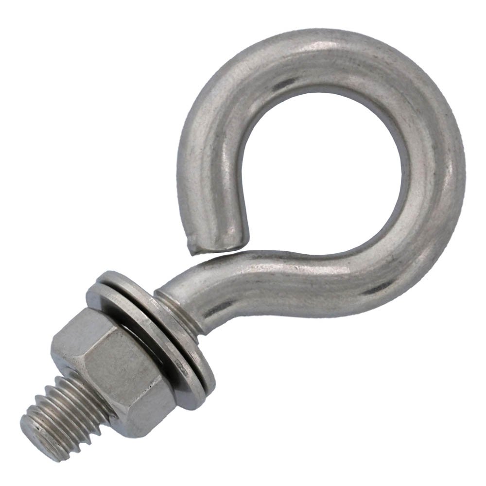 5/16" x 1" Stainless Steel Plain Eye Bolt Industrial