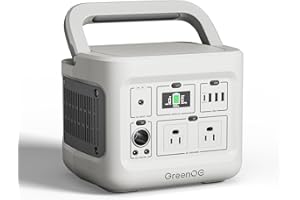 GRNOAS.E Portable Power Station 400W, 294Wh Solar Generator with USB-C PD Output, Pure Sine Wave AC Outlet Backup Lithium Battery for Outdoor Camping/RVs/Home Blackout
