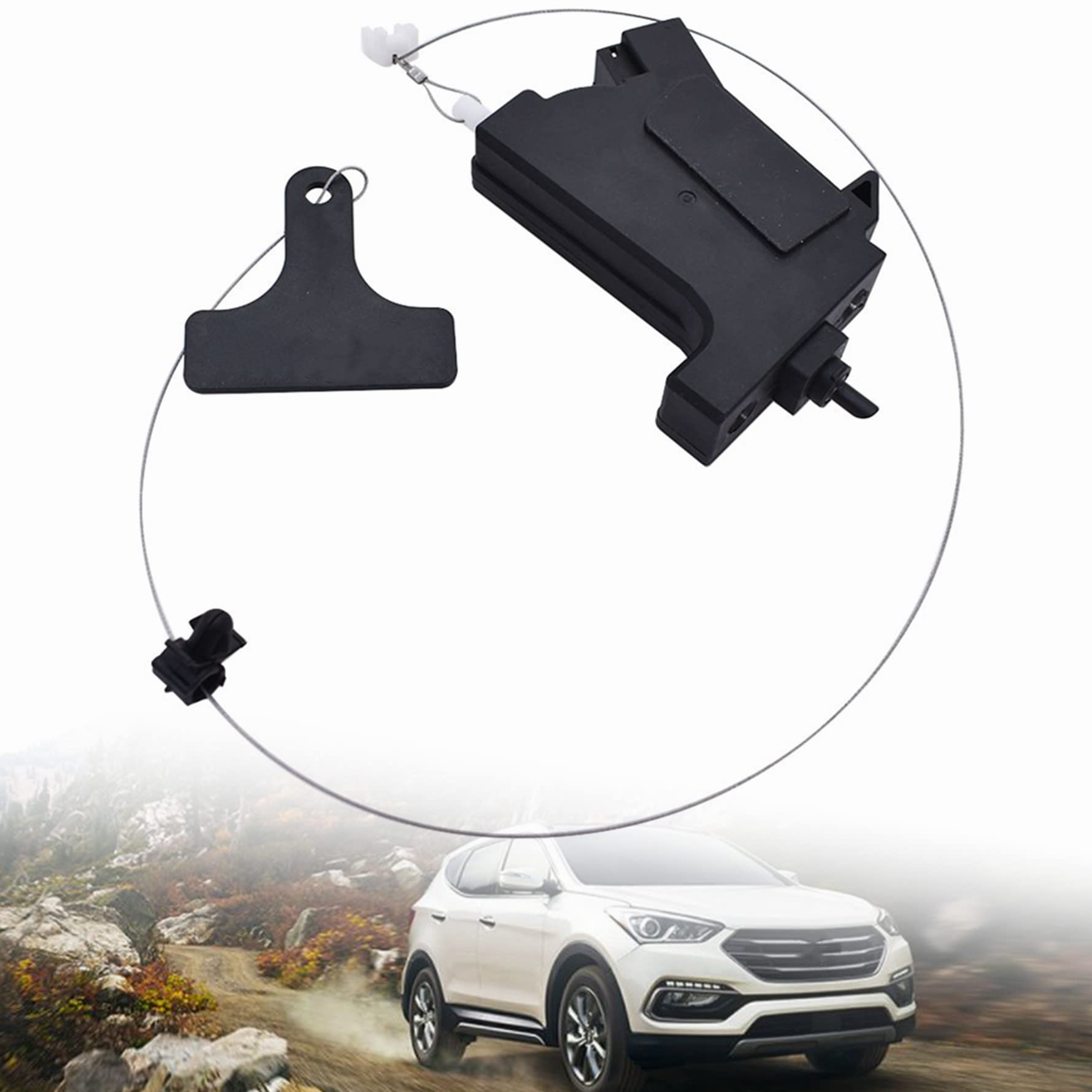 Photo 1 of Fuel Filler Door Opener Actuator Replacement for 2013-2018 Santa Fe 2.0L 2.4L 3.3L V6 L4 815902W000