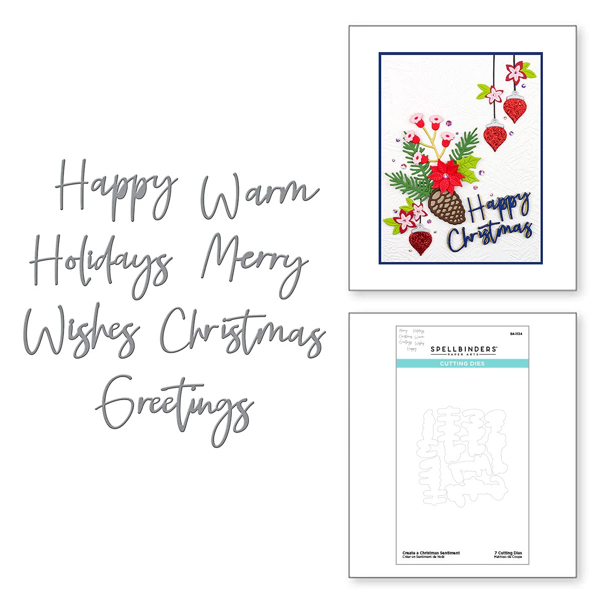SPELLBINDERS Create a Christmas Sentiment