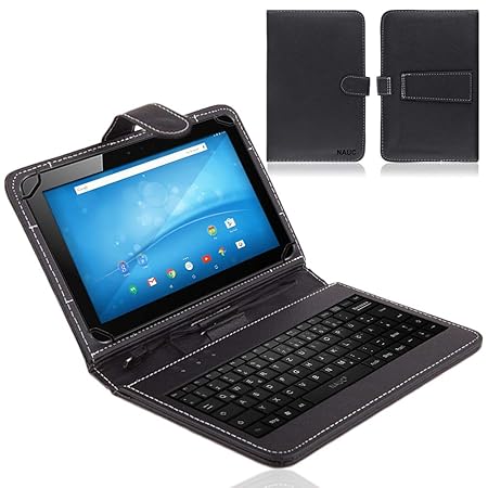 NAUC Archos 101b Oxygen Tablet Tasche Tastatur Keyboard Hülle Cover Case Schutzhülle