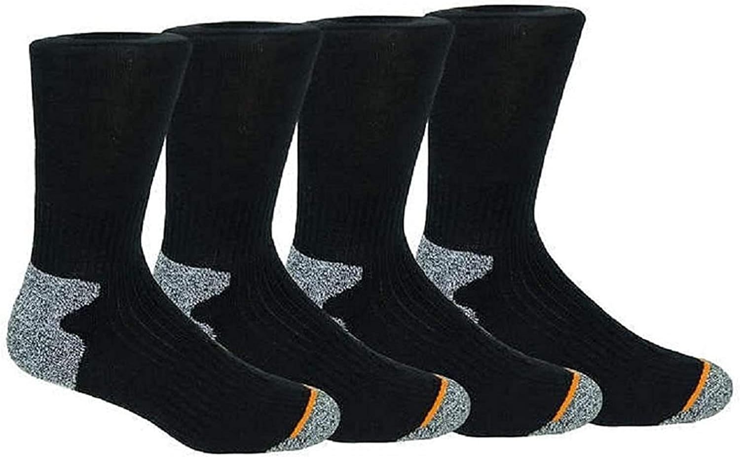 WEATHERPROOF VINTAGE OUTDOOR CREW SOCKS 4 PAIR, 43628, Black Amazon.co