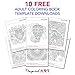 Gel Pen Set for Coloring – 100 Unique Colors (No Duplicates) Superior Quality, Free Flowing. XXL Pack Size - 60% Extra Ink. Includes Sparkly Glitter Pens, Metallic, Neon, Pastel & Classic Shades