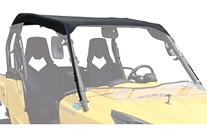 Tusk UTV Fabric Roof Black Compatible with Can-Am Commander 800R DPS 2014-2020/Maverick 1000 Xrs 2013-2014