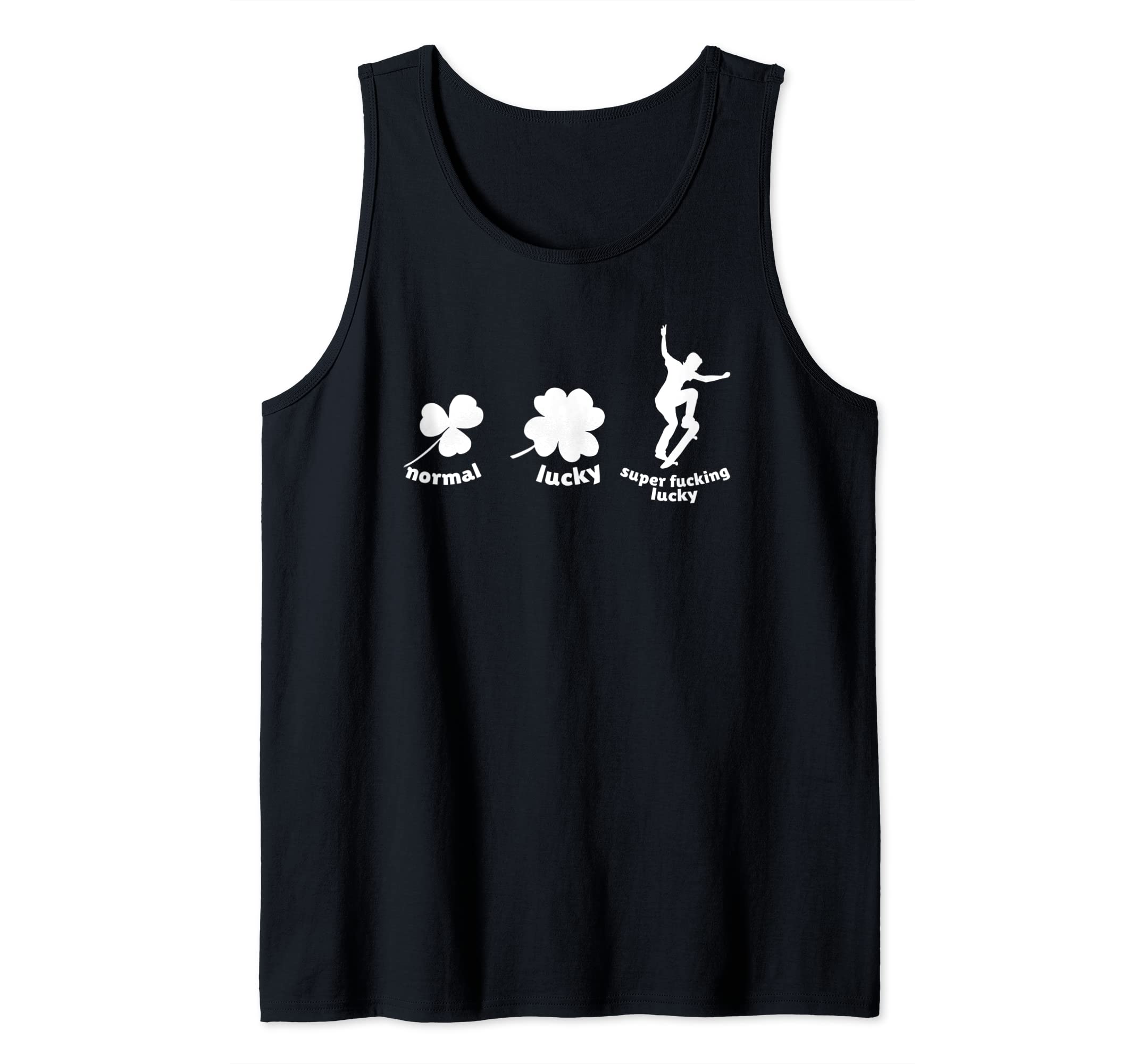 Skateboards Skating Skateboarder Skater funny Skateboarding Tank Top