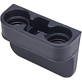 JSCARLIFE Universal Car Seat Seam Wedge Cup Holder, Cell Phone Holder, Food Drink Bottle Mount Stand, Storage Organizer Multi