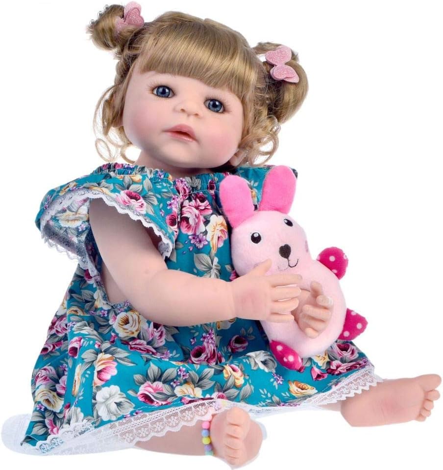 Prezzo ZBYY Bambole Reborn Realistico Baby Dolls Bambino Neonatale Simulazione Morbido Silicone Vinile Bambola Regalo Giocattoli Magnetico 22pollici 57Centimetri Offerte