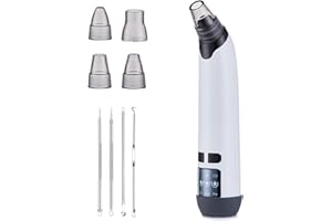XAMOCA Blackhead Remover Pore Vacuum, Acne Vacuum Extractor with Hot Compress, USB Rechargeable, Suitable for Both Men and Women, Say Goodbye to blackheads Grease Acne