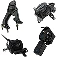 TRQ Engine Motor Transmission Mount Front Rear Kit Set of 4 Compatible with Scion tC 2.4L