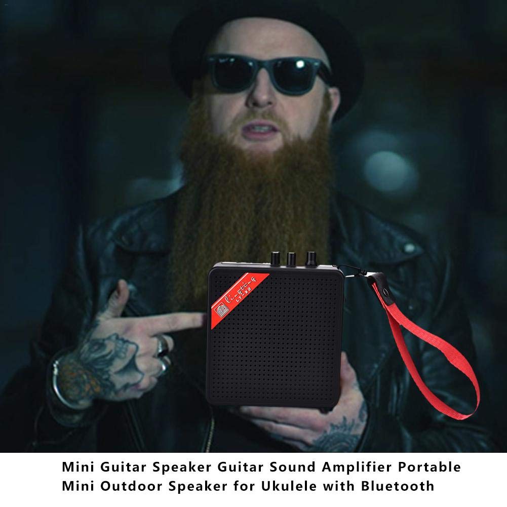 Mini Recharge Guitar Sound Amplifier,Portable Outdoor Guitar Speaker