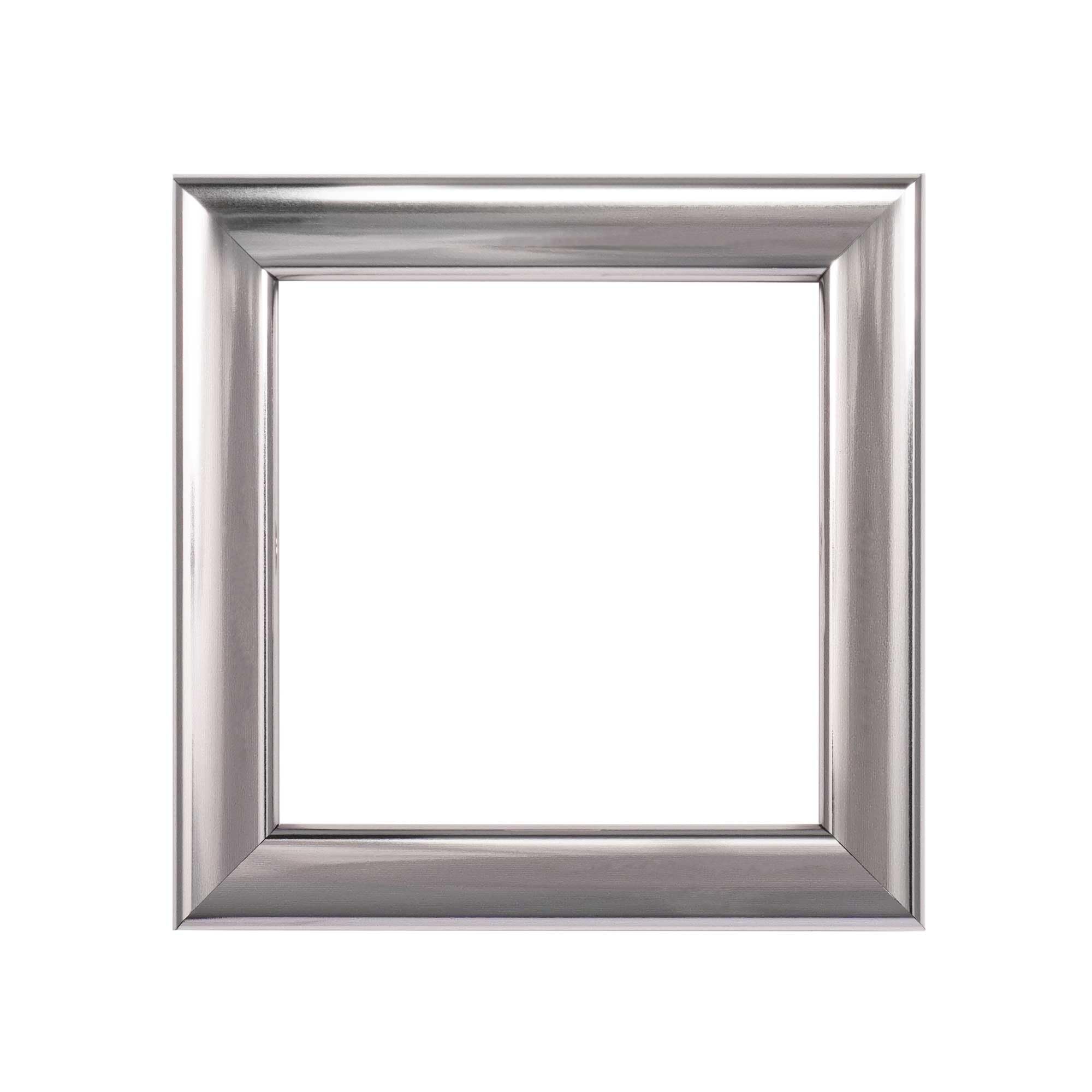 ElekTek Satin Chrome Effect Light Switch Surround Frame Cover Finger Plate Contemporary Silver