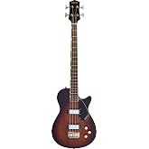 Gretsch Streamliner Jet Club Single-Cut Short-Scale Electric Bass Guitar - Havana Burst