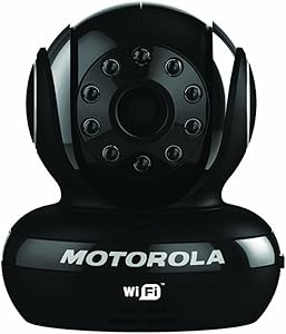 Motorola Scout1 Wi-Fi Pet Monitor for Remote Viewing with iPhone and Android Smartphones and Tablets, Black