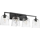 Quorum Lighting 5005-4-159 Eldorado Vanity, 4-Light 400 Total Watts, Matte Black