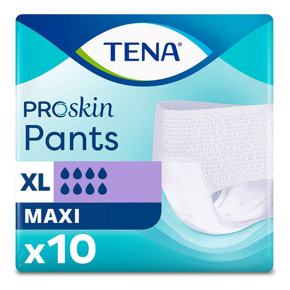 TENA,XL (10 Count) Pants Maxi XL 10pcs