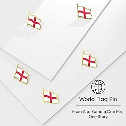 England Flag Lapel Pin - Enamel Metal National