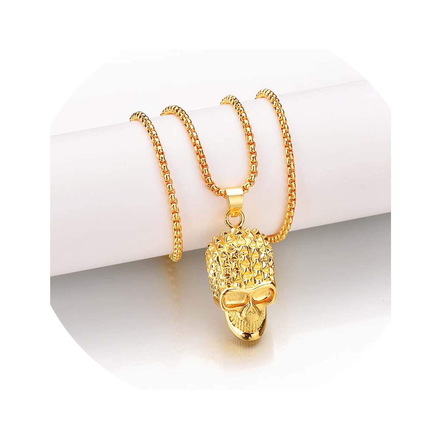 Long Chain Pendant Necklace Men 