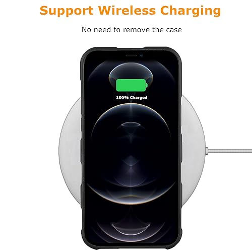 Molzar タイヤシリーズ iPhone 13 Pro Maxケース 本物の織りカーボンファイバー付き マグネットマウント用金属プレート内蔵 ワイヤ : molzar タイヤシリーズ iPhone 13 Pro Max用 リアル鍛造