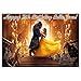 Beauty and the Beast Birthday Banner Personalized Backdrop Decoration