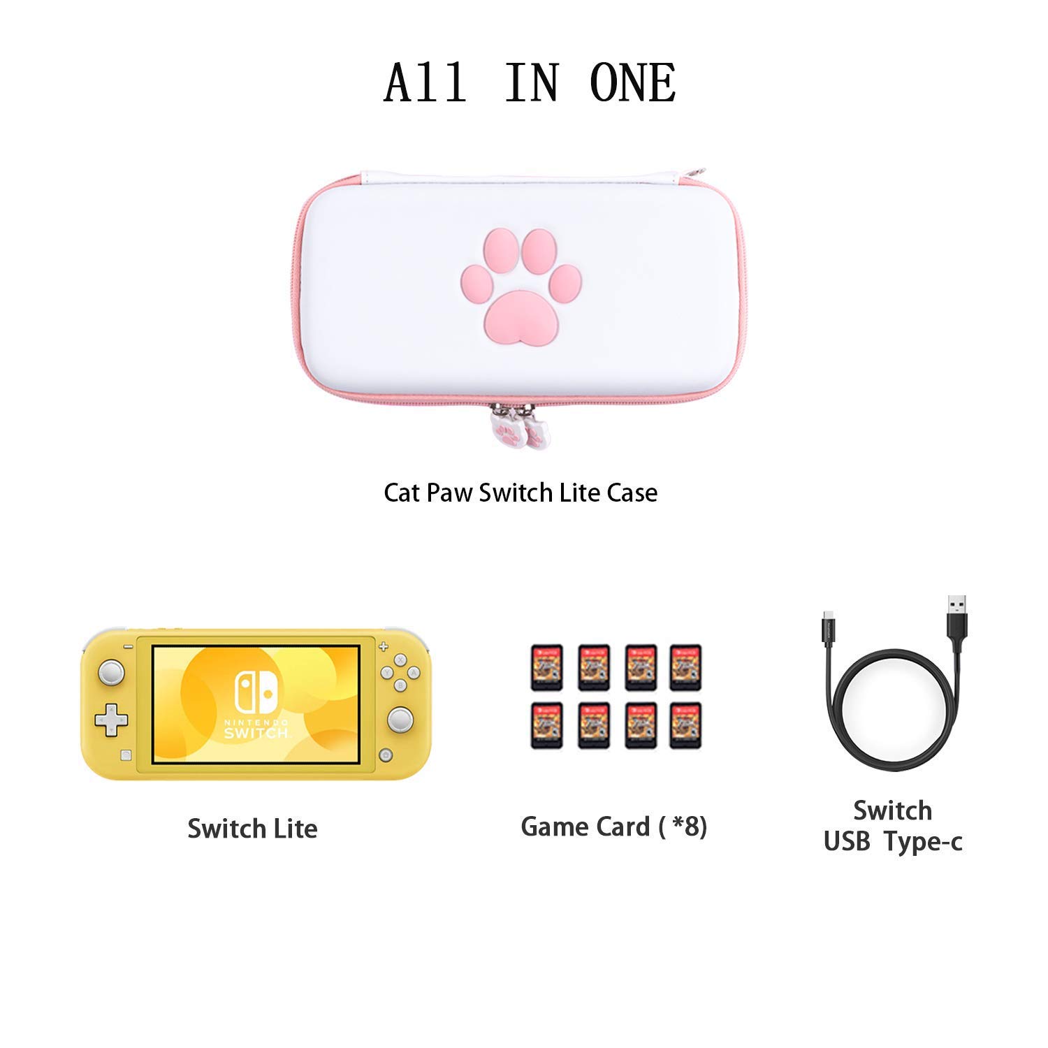 switch lite carrying case cute