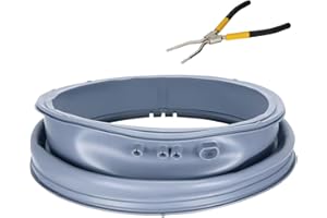 DIQZUUX 4986ER0004F Washer Door Gasket Boot Seal Compatible with lg and Kenmore Front Load Washer WM2101HW/00, WM2250CW/00, WM2050CW/00, WM2301HR, Replaces 4986ER0004J,4986ER0004K,4986ER0004M, 4986ER0004N